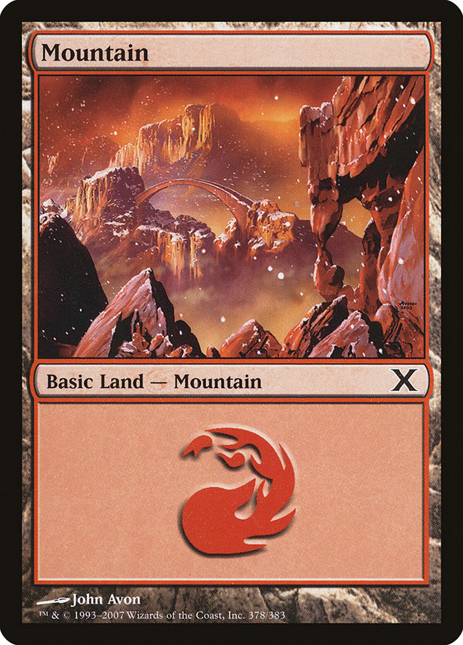 Mountain (378) [Tenth Edition] (10E 378)