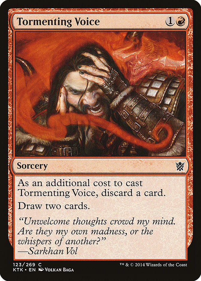 Tormenting Voice [Khans of Tarkir] (KTK 123)