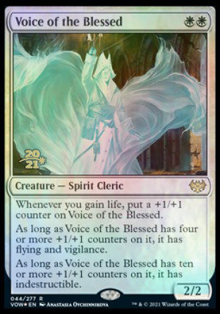Voice of the Blessed [Innistrad: Crimson Vow Prerelease Promos] (PVOW 44)