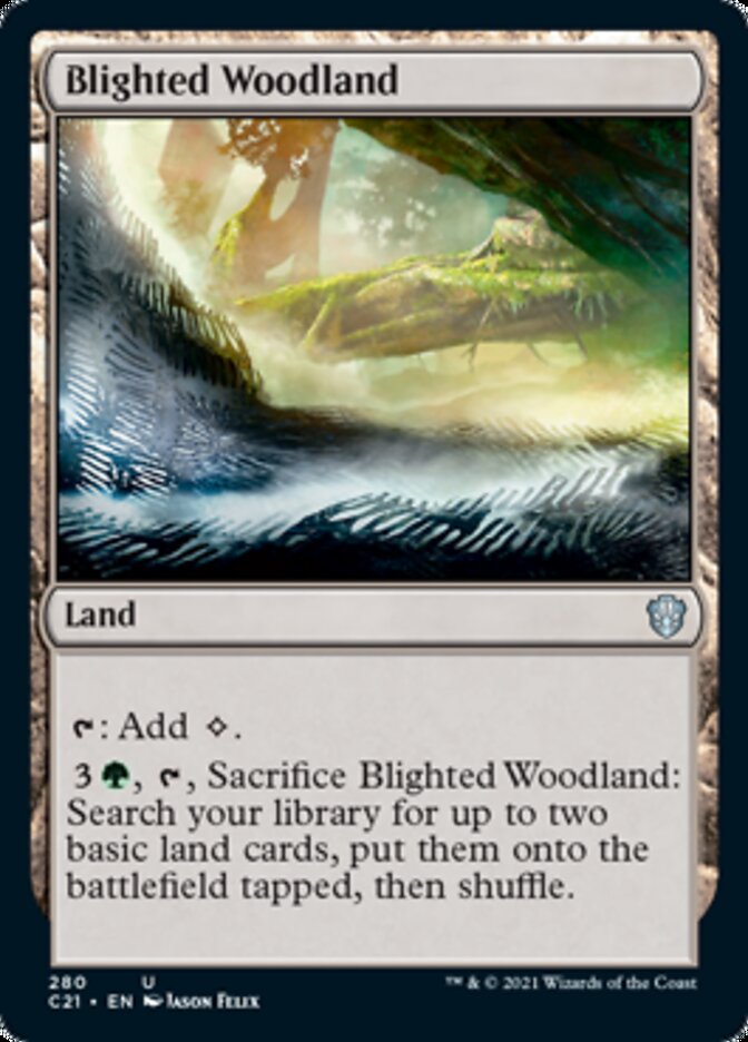 Blighted Woodland [Commander 2021] (C21 280)