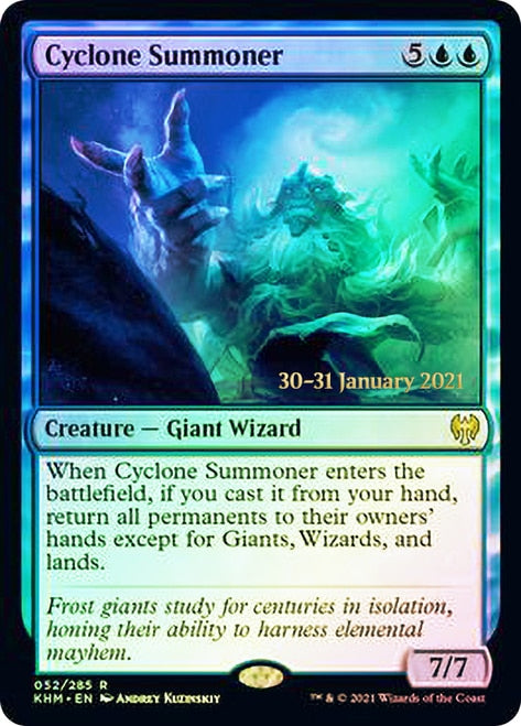 Cyclone Summoner  [Kaldheim Prerelease Promos] (PKHM 52)