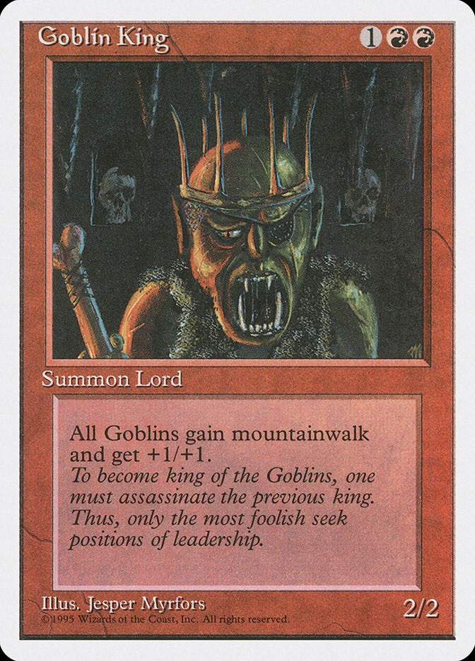 Goblin King [Fourth Edition] (4ED 198)