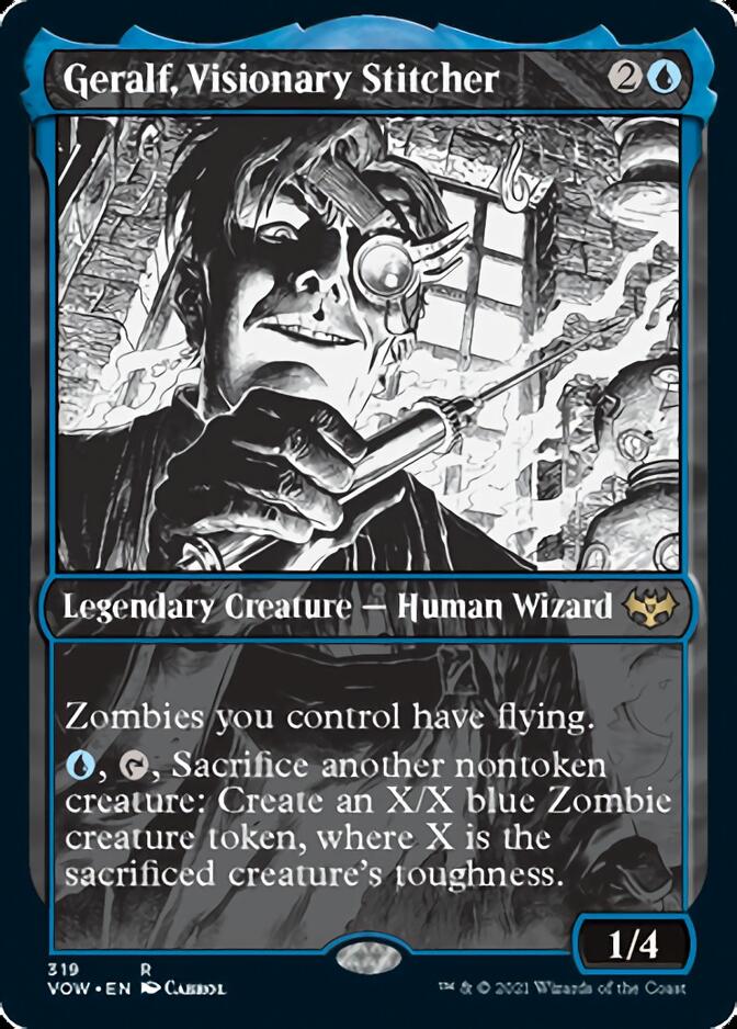 Geralf, Visionary Stitcher (Showcase Eternal Night) [Innistrad: Crimson Vow] (VOW 319)