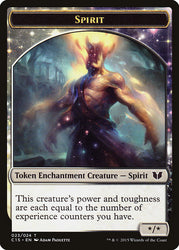 Knight (005) // Spirit (023) Double-Sided Token [Commander 2015 Tokens] (TC15 5)