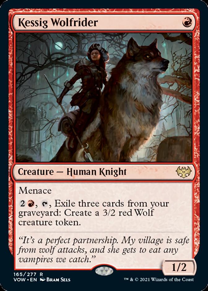 Kessig Wolfrider [Innistrad: Crimson Vow] (VOW 165)