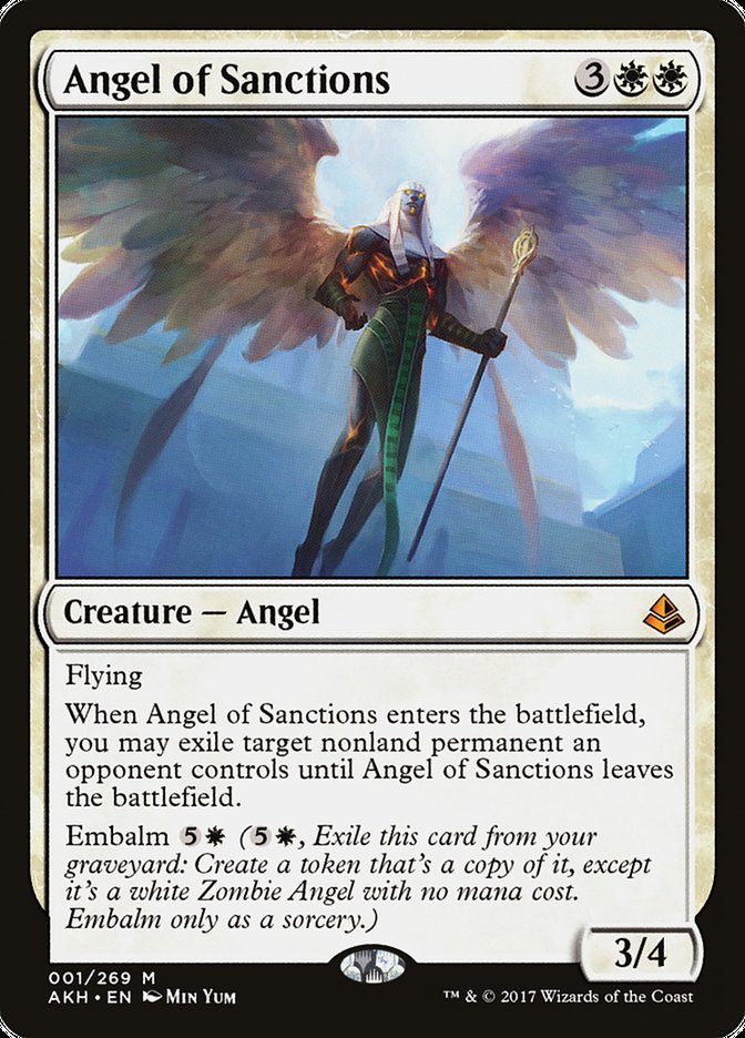 Angel of Sanctions [Amonkhet] (AKH 1)