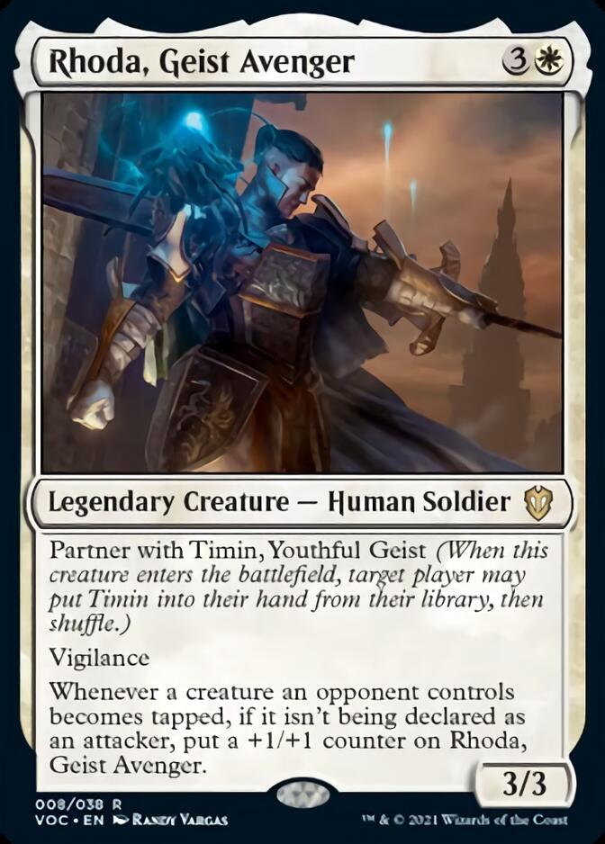 Rhoda, Geist Avenger [Innistrad: Crimson Vow Commander] (VOC 8)