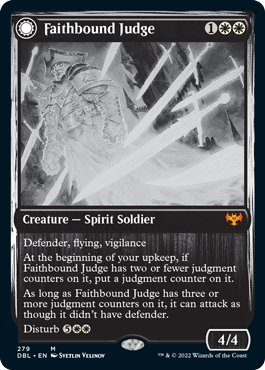 Faithbound Judge // Sinner's Judgment [Innistrad: Double Feature] (DBL 279)