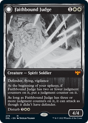 Faithbound Judge // Sinner's Judgment [Innistrad: Double Feature] (DBL 279)