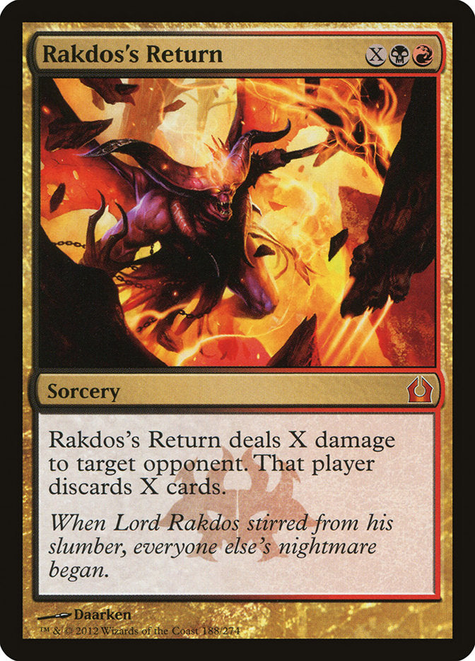 Rakdos's Return [Return to Ravnica] (RTR 188)