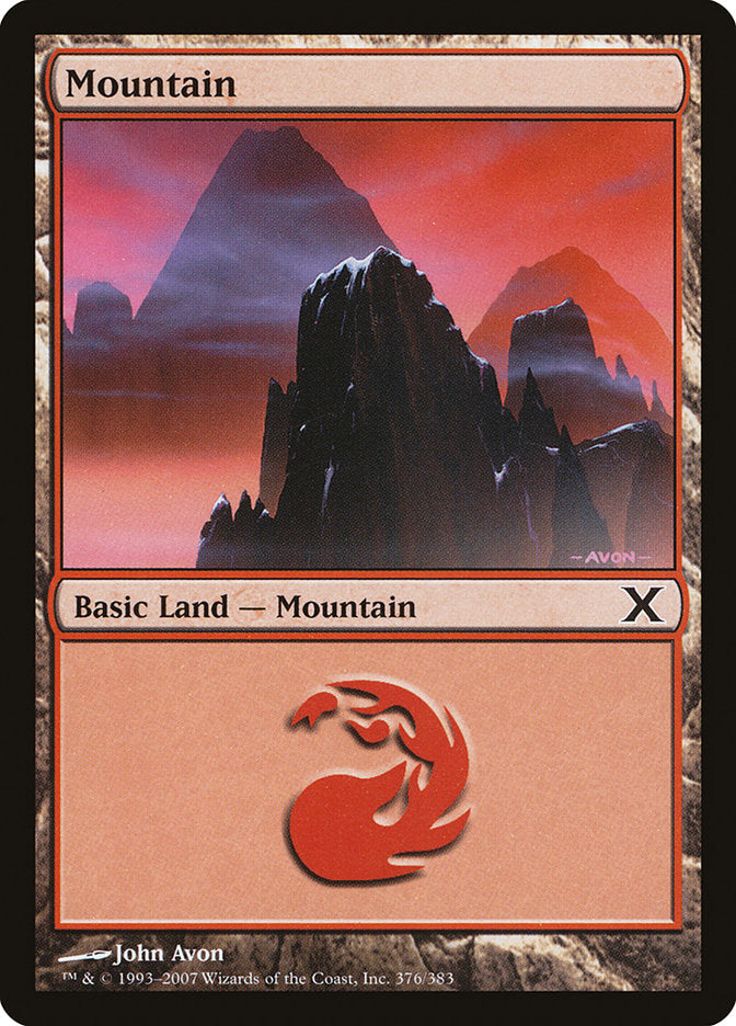 Mountain (376) [Tenth Edition] (10E 376)