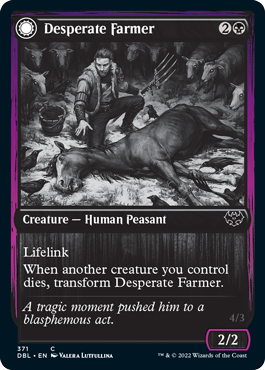 Desperate Farmer // Depraved Harvester [Innistrad: Double Feature] (DBL 371)