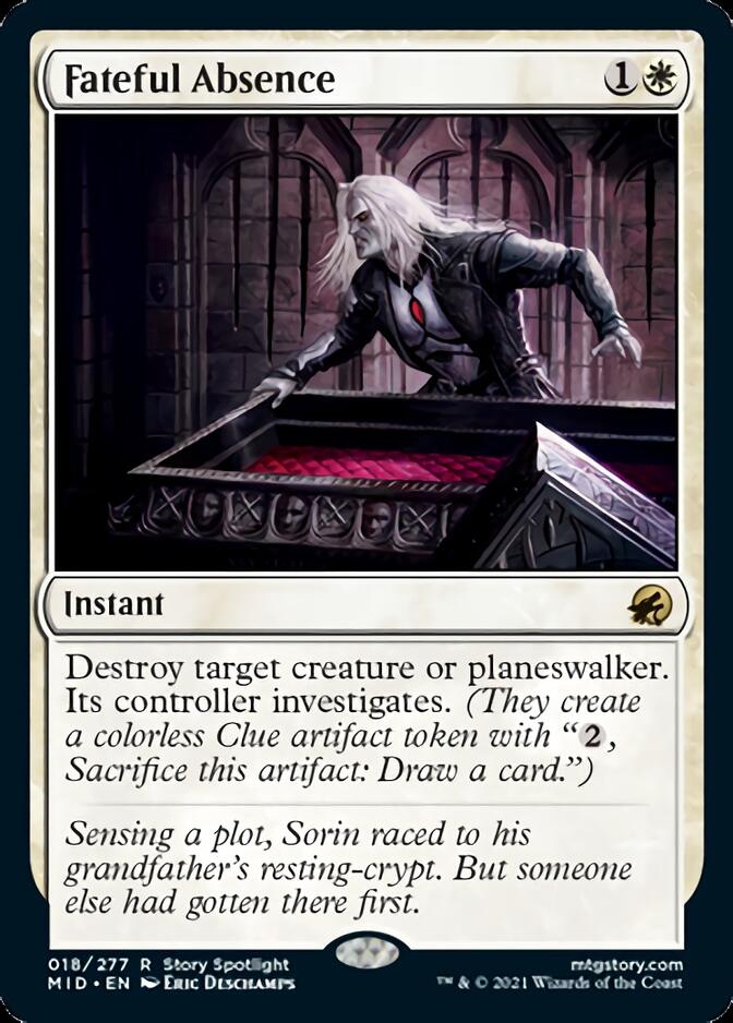 Fateful Absence [Innistrad: Midnight Hunt] (MID 18)