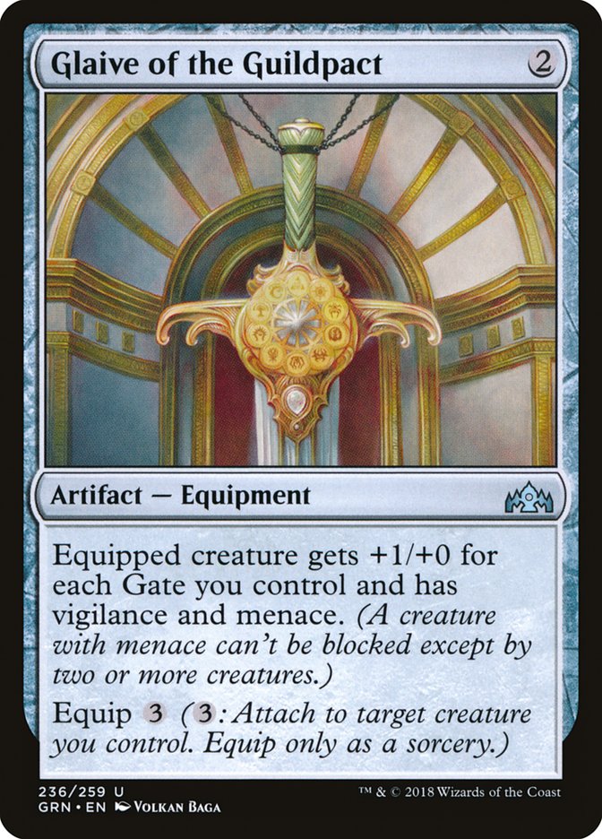 Glaive of the Guildpact [Guilds of Ravnica] (GRN 236)