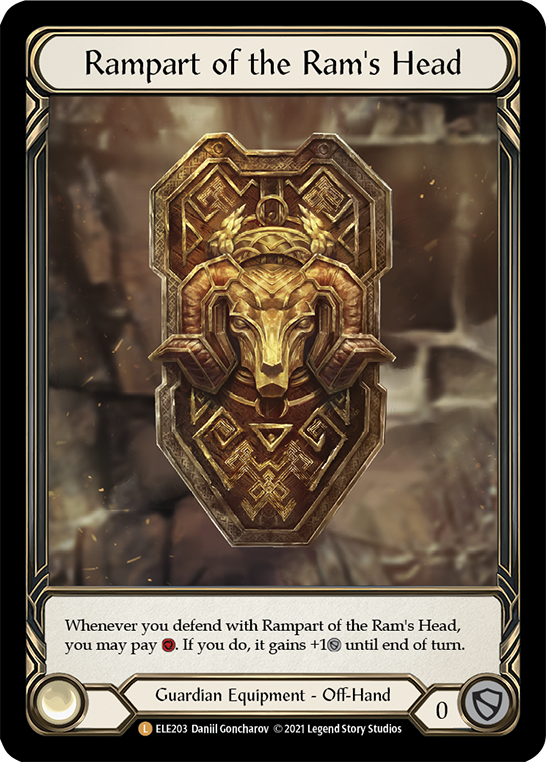 Rampart of the Ram's Head [ELE203] 1st Edition Cold Foil