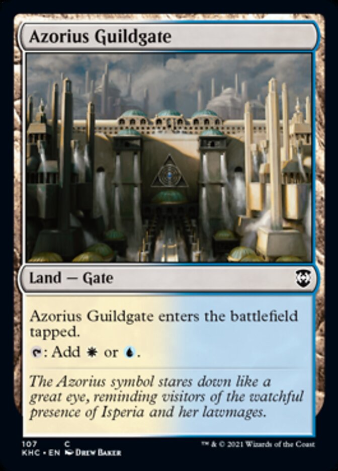 Azorius Guildgate [Kaldheim Commander] (KHC 107)