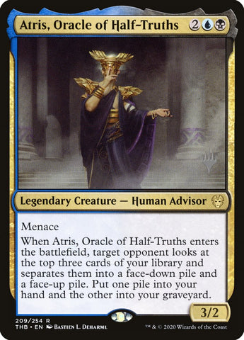Atris, Oracle of Half-Truths (Promo Pack) [Theros Beyond Death Promos] (PTHB 209P)