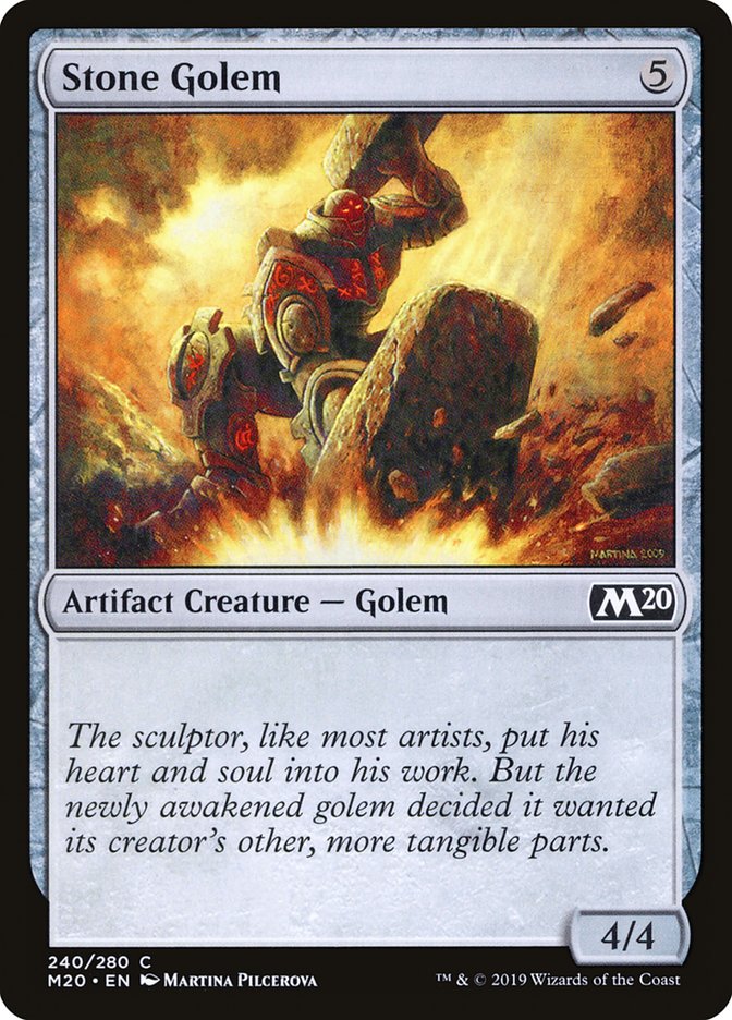 Stone Golem [Core Set 2020] (M20 240)
