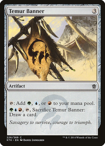 Temur Banner [Khans of Tarkir] (KTK 226)