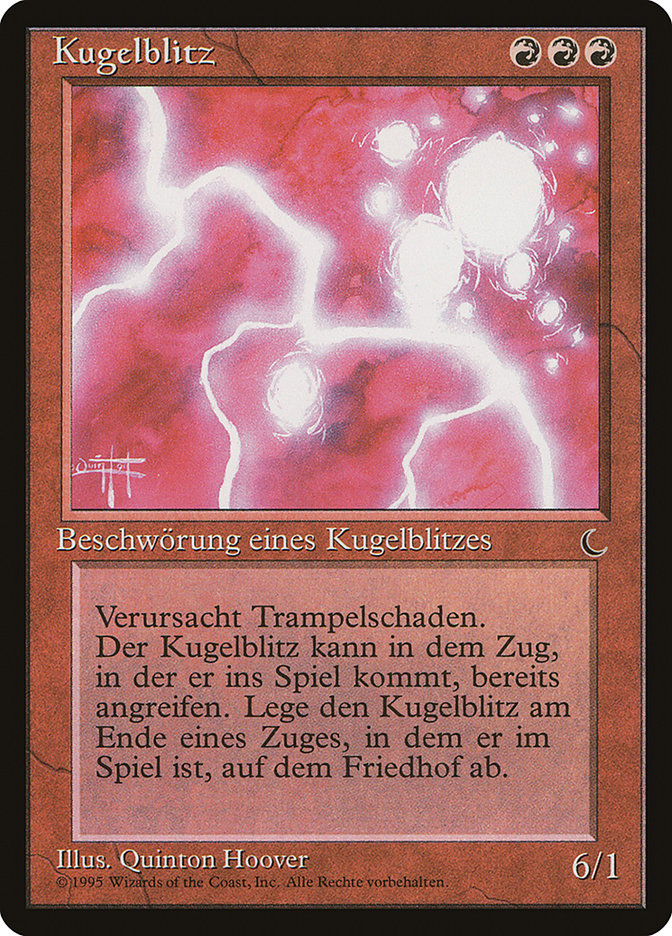 Ball Lightning (German) - "Kugelblitz" [Renaissance] (REN 73)