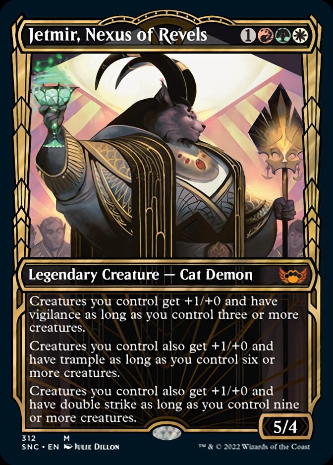 Jetmir, Nexus of Revels (Showcase Golden Age) [Streets of New Capenna] (SNC 312)
