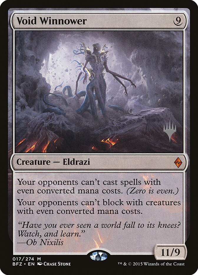 Void Winnower [Battle for Zendikar Promos] (PBFZ 17P)
