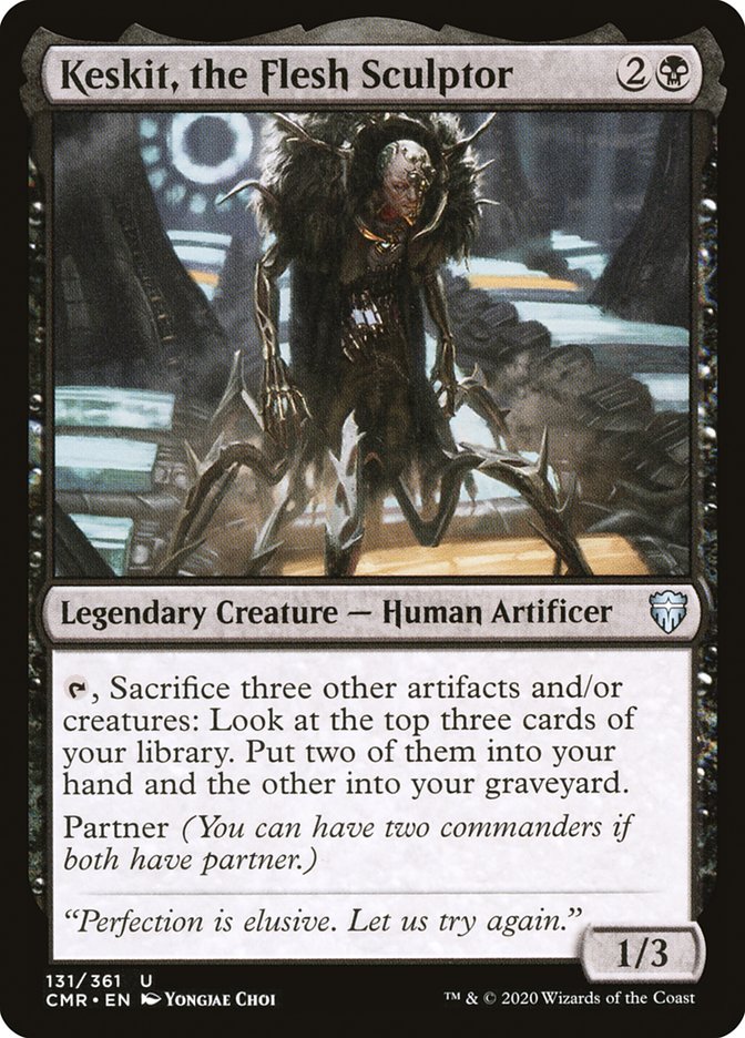 Keskit, the Flesh Sculptor [Commander Legends] (CMR 131)
