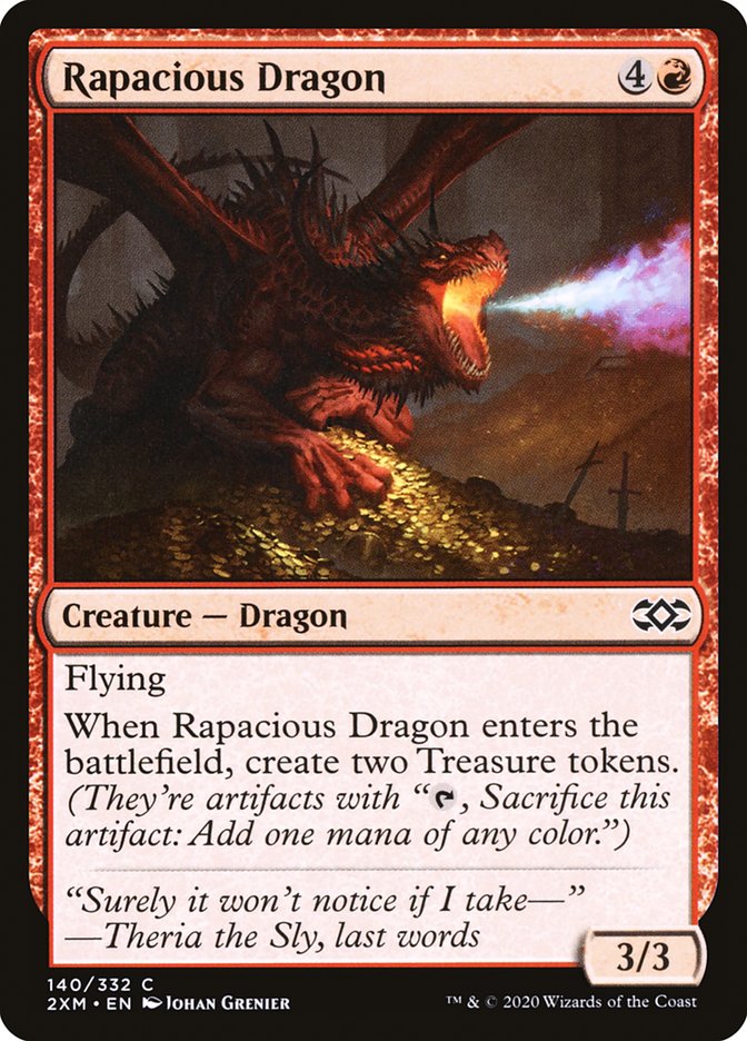 Rapacious Dragon [Double Masters] (2XM 140)