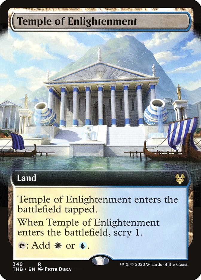 Temple of Enlightenment (Extended Art) [Theros Beyond Death] (THB 349)