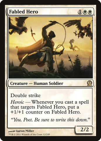 Fabled Hero [Theros] (THS 12)