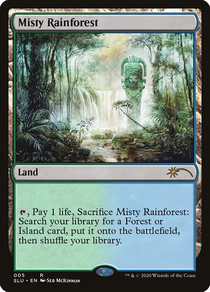 Misty Rainforest [Secret Lair: Ultimate Edition] (SLU 5)