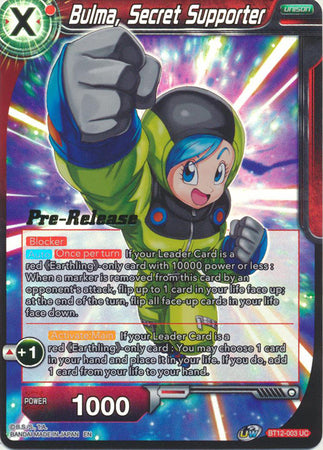 Bulma, Secret Supporter [BT12-003]