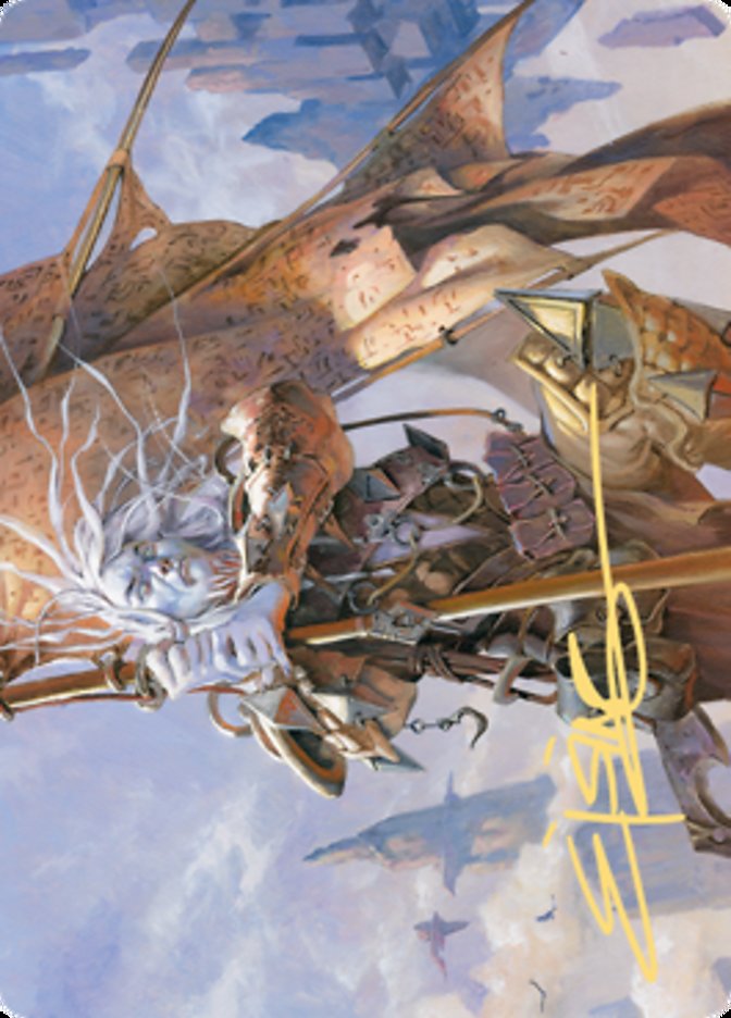 Sea Gate Banneret Art Card (Gold-Stamped Signature) [Art Series: Zendikar Rising]