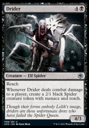 Drider [Dungeons & Dragons: Adventures in the Forgotten Realms] (AFR 98)