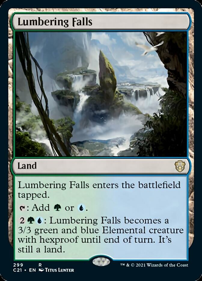 Lumbering Falls [Commander 2021] (C21 299)