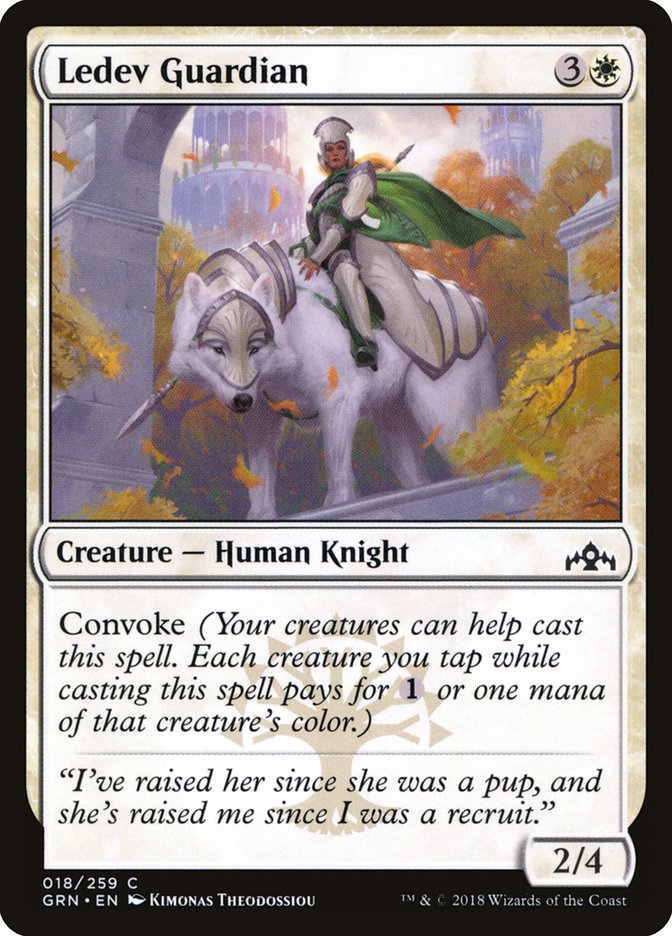 Ledev Guardian [Guilds of Ravnica] (GRN 18)