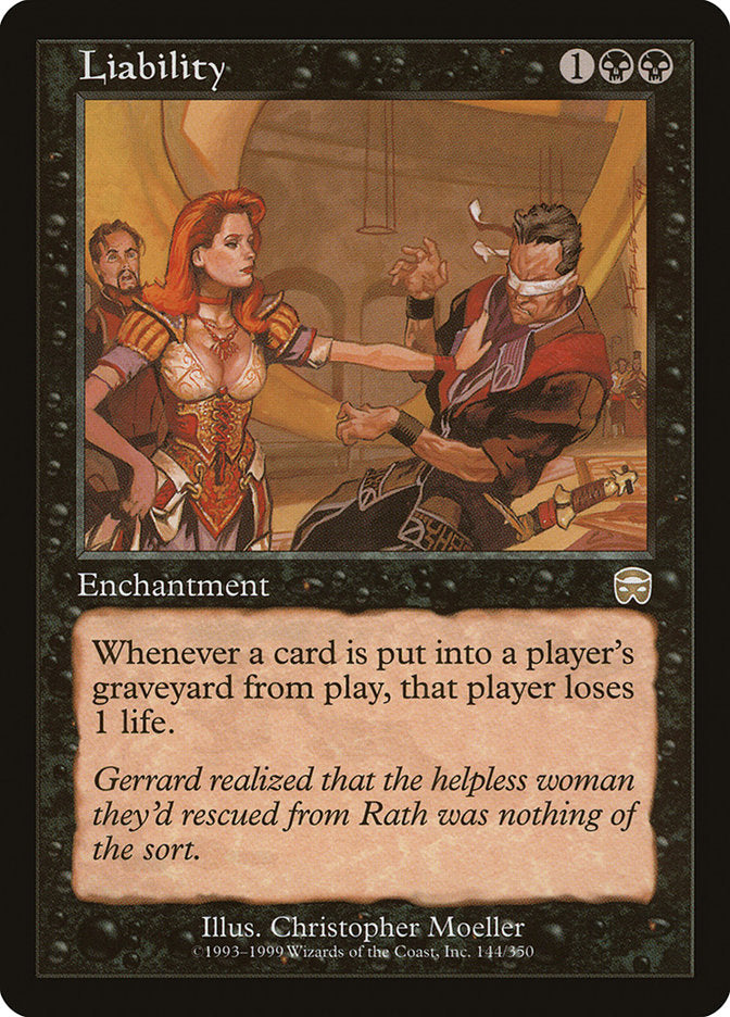 Liability [Mercadian Masques] (MMQ 144)