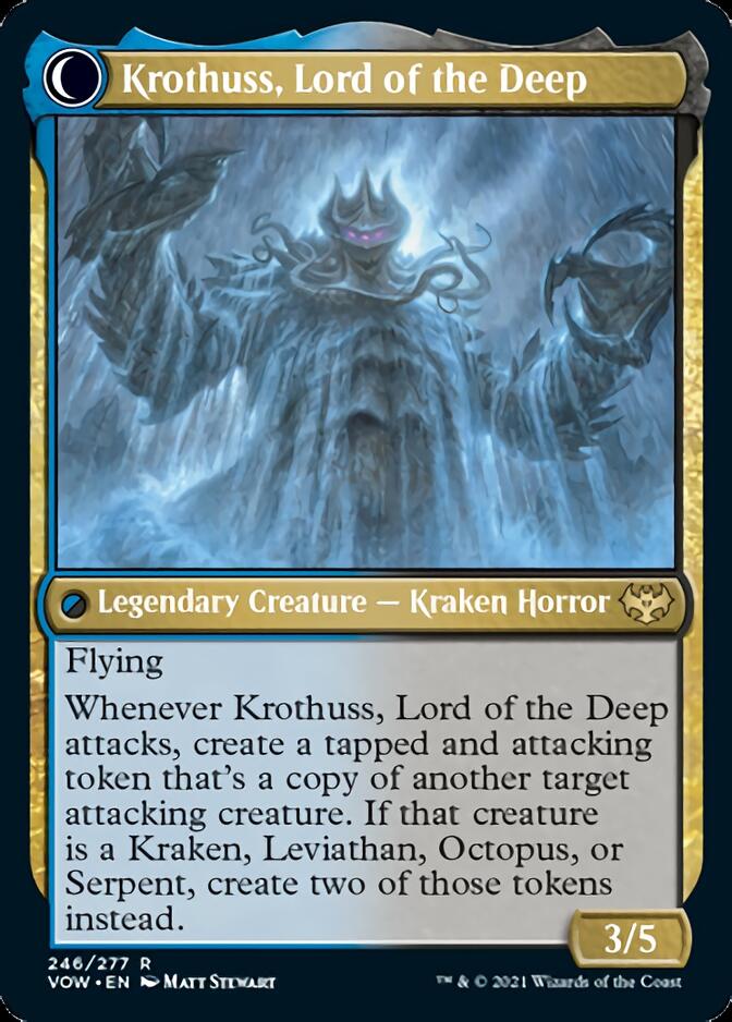 Runo Stromkirk // Krothuss, Lord of the Deep [Innistrad: Crimson Vow] (VOW 246)