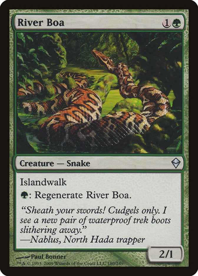 River Boa [Zendikar] (ZEN 180)
