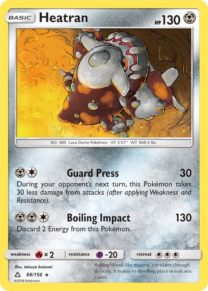 Heatran (Prerelease Kit Exclusive) (88/156) [Theme Deck Exclusives]