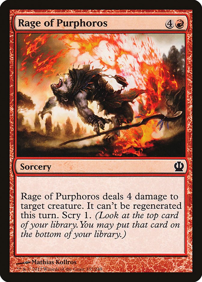 Rage of Purphoros [Theros] (THS 137)