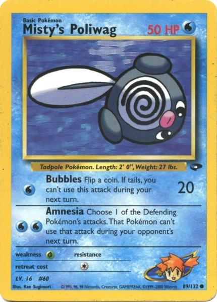 Misty's Poliwag (89/132) [Gym Challenge]