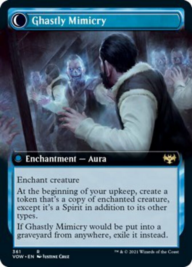 Mirrorhall Mimic // Ghastly Mimicry (Extended) [Innistrad: Crimson Vow] (VOW 361)