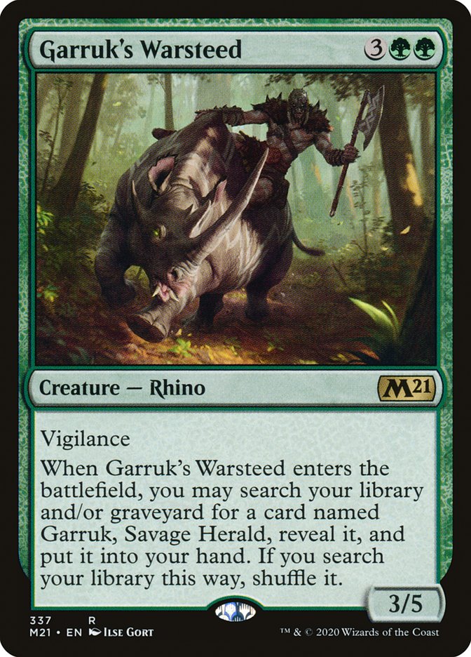 Garruk's Warsteed [Core Set 2021] (M21 337)