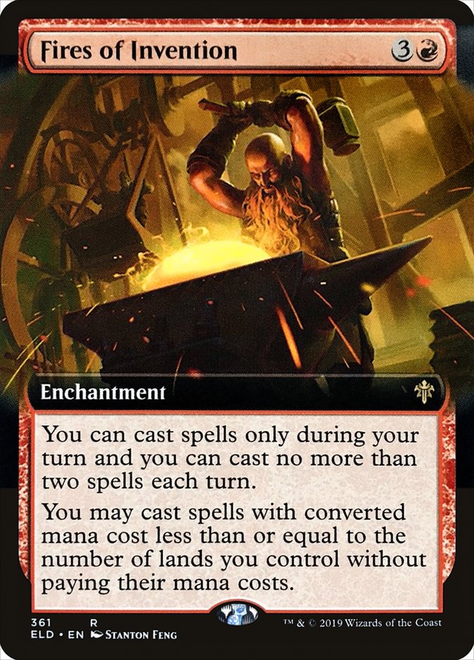 Fires of Invention (Extended Art) [Throne of Eldraine] (ELD 361)
