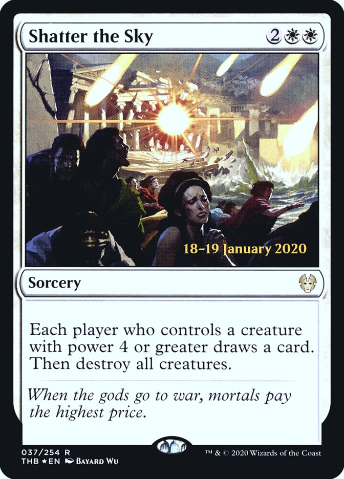 Shatter the Sky [Theros Beyond Death Prerelease Promos] (PTHB 37S)