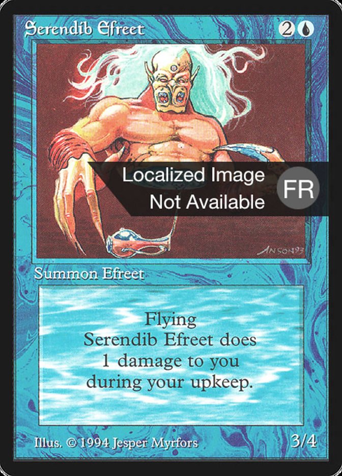 Serendib Efreet [Foreign Black Border] (FBB 79)