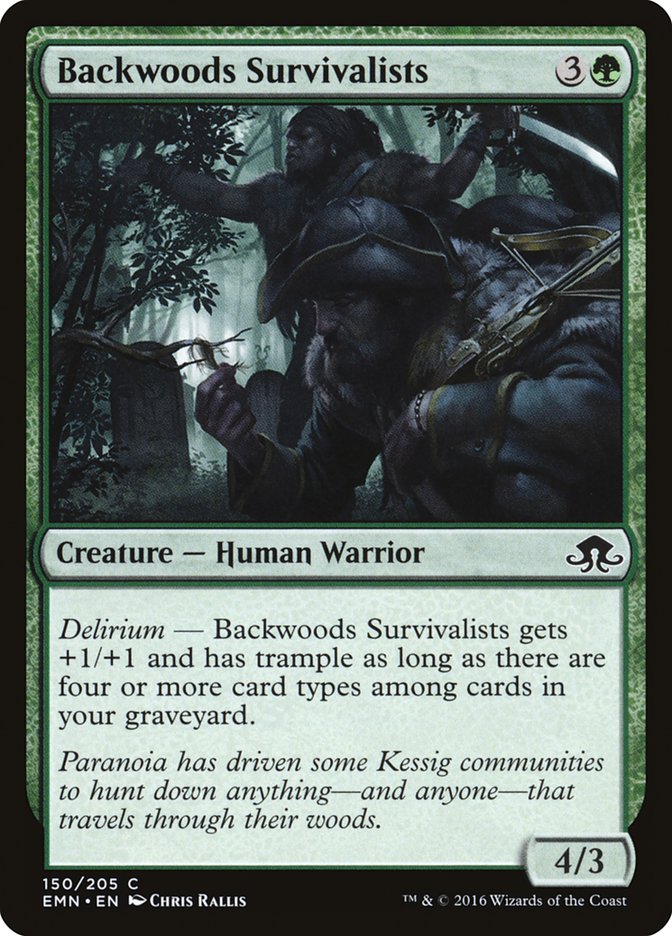 Backwoods Survivalists [Eldritch Moon] (EMN 150)