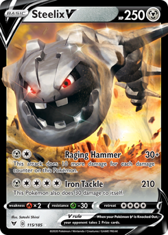 Steelix V (115) [Sword & Shield: Vivid Voltage]