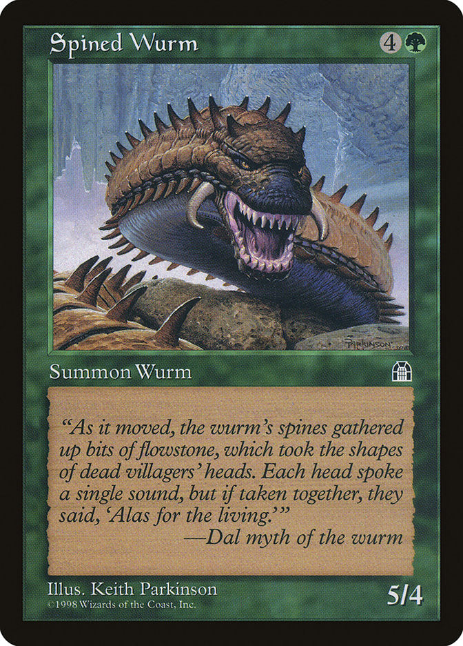 Spined Wurm [Stronghold] (STH 121)